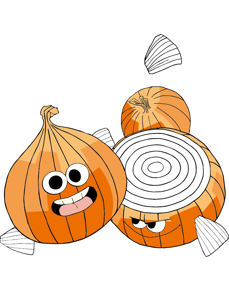 Crispy Ching Onion Crisps character